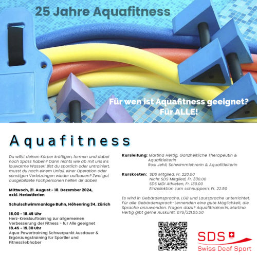 SDS_Aquafitness Herbst Poster